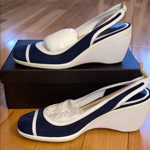 Cole Haan air Chella sling dark navy size 9 NWT